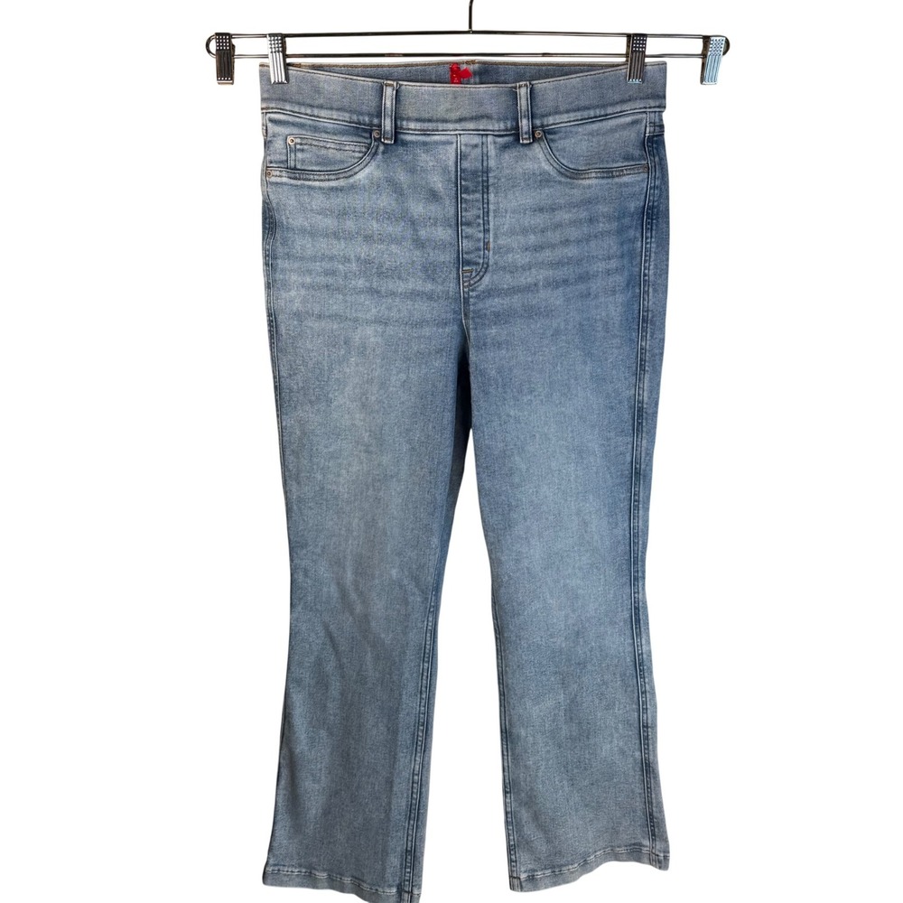 SPANXshape EveryWear Kick Flare Jeans Indigo Sky‎ Women XL Tall HR Stretch Denim